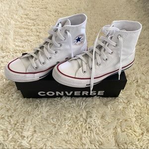 White Converse Chuck Taylor All Star High Top Shoes